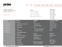 Tablet Screenshot of intranet.paraben.com